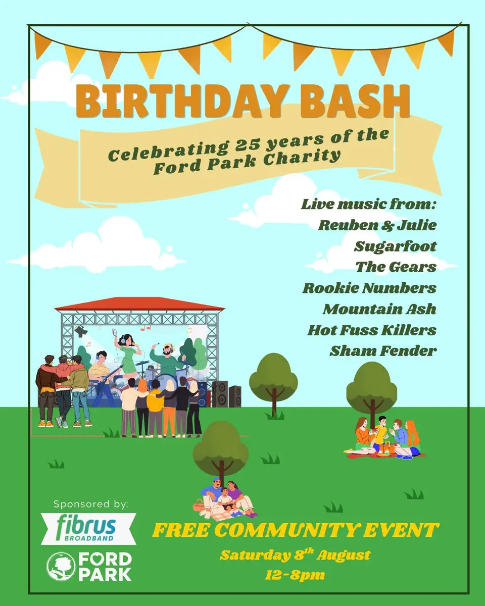 FP Birthday Bash bands listing